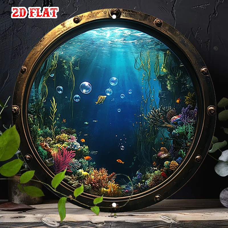 Home Decor Trends - لافتة حائط معدنية عتيقة ريفية -