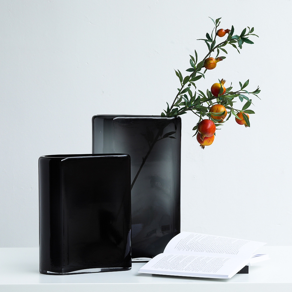 Glass Vase Nordic - المتقدمة الإيطالية الحد الأدنى غير النظامية