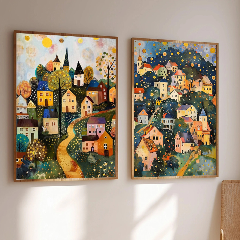 Home Decor Exhibition - لوحة فنية مطبوعة بتصميم حديقة الزهور