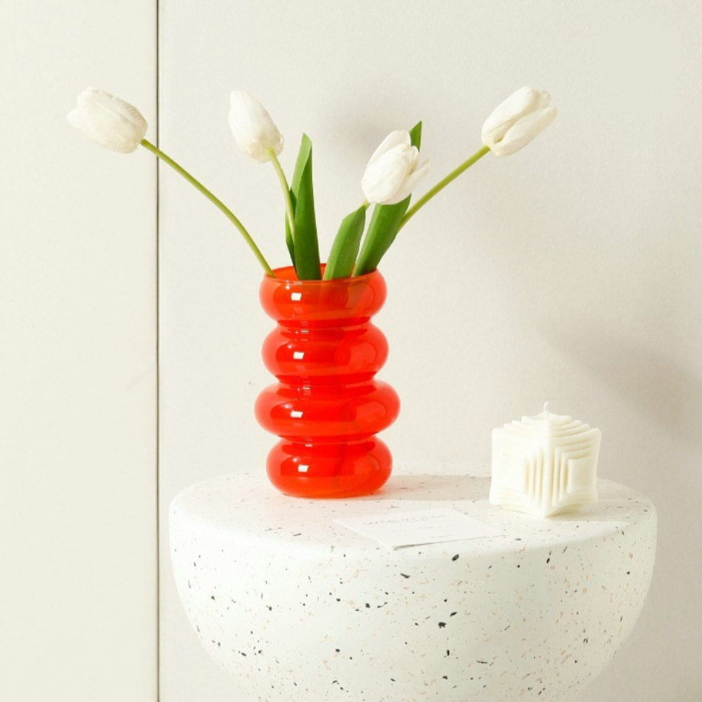 مزهرية زجاجية على شكل فقاعات ب - مراجعة Glass Vase Nordic وسعره