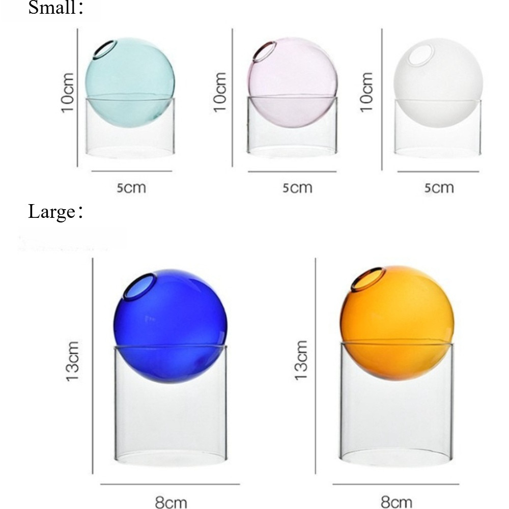 مزهرية زجاجية ملونة بتصميم شما - مراجعة Glass Vase Nordic وسعره