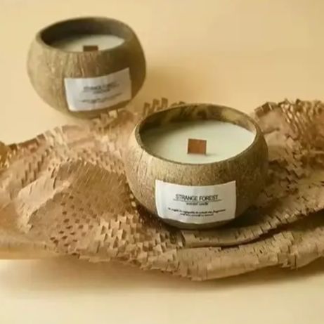 شمعة معطرة على شكل قشرة جوز ال - مراجعة Home Decor Essentials وسعره