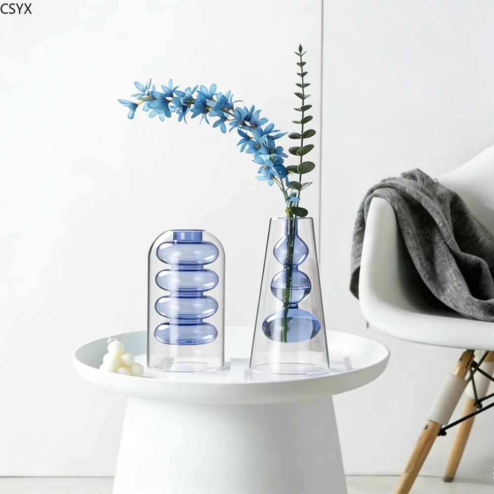 مزهرية زجاجية إبداعية ملونة بط - مراجعة Glass Vase Nordic وسعره