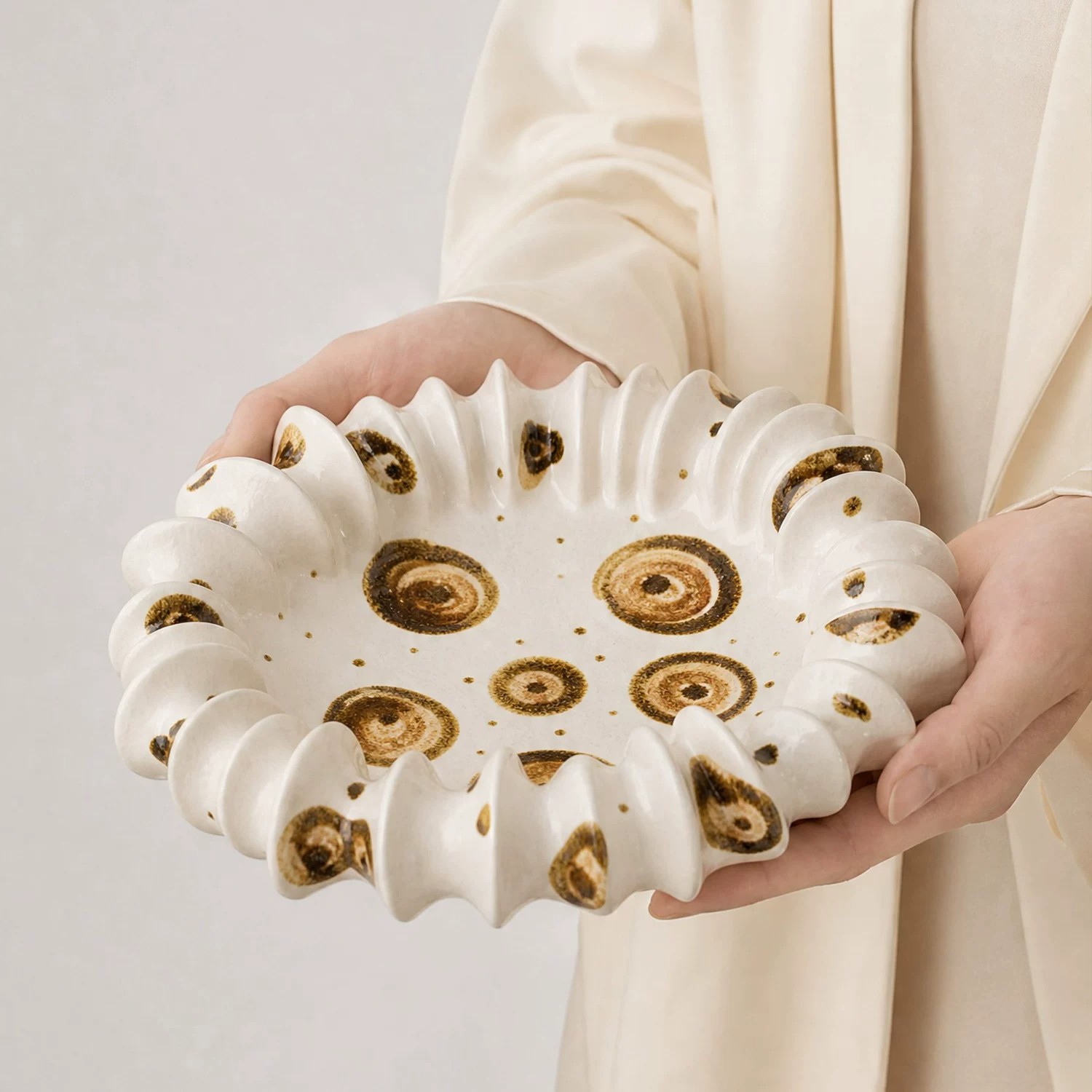 وعاء فاكهة سيراميك إسكندنافي إ - مراجعة Home Decor Exhibition وسعره