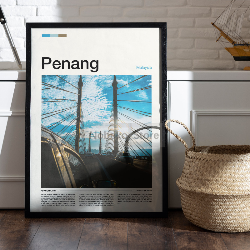 ملصقات السفر في آسيا ماليزيا ، - مراجعة Home Decor Kuching وسعره