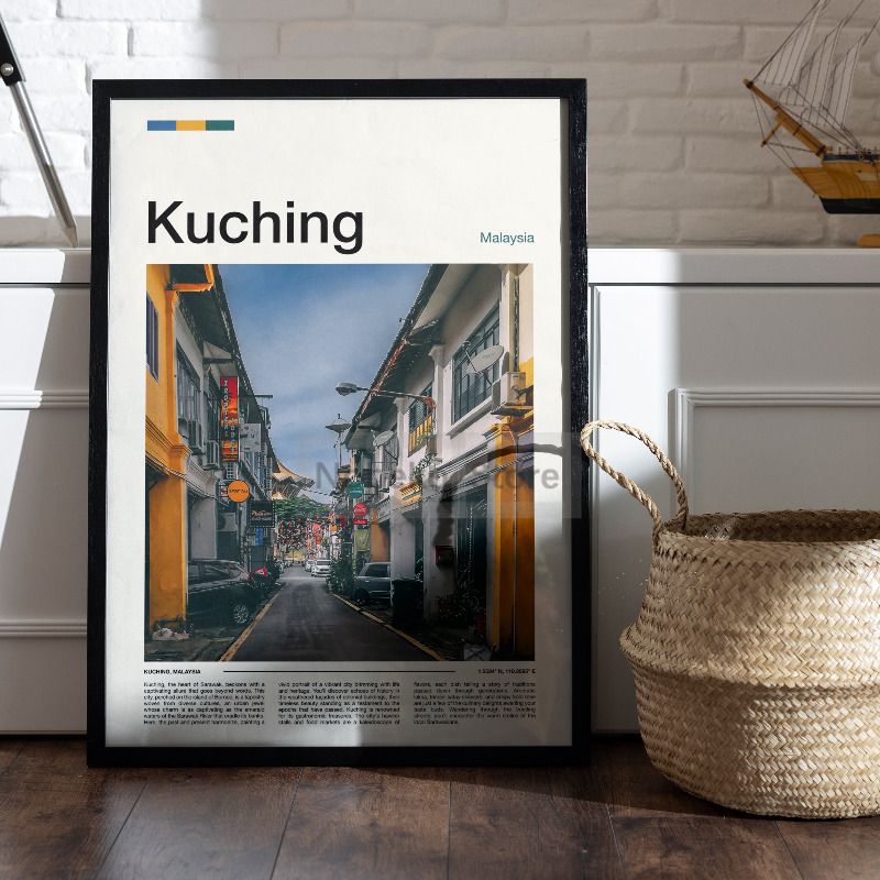 ملصقات السفر في آسيا ماليزيا ، - مراجعة Home Decor Kuching وسعره