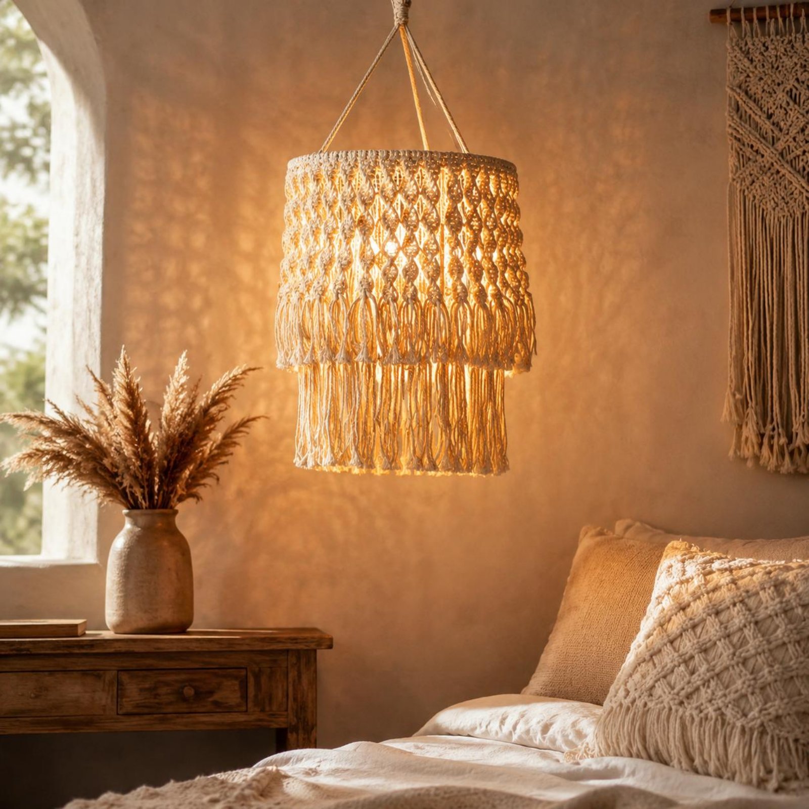 مصباح مغربي بشرّابات، تصميم عر - مراجعة Rope Light Decoration وسعره