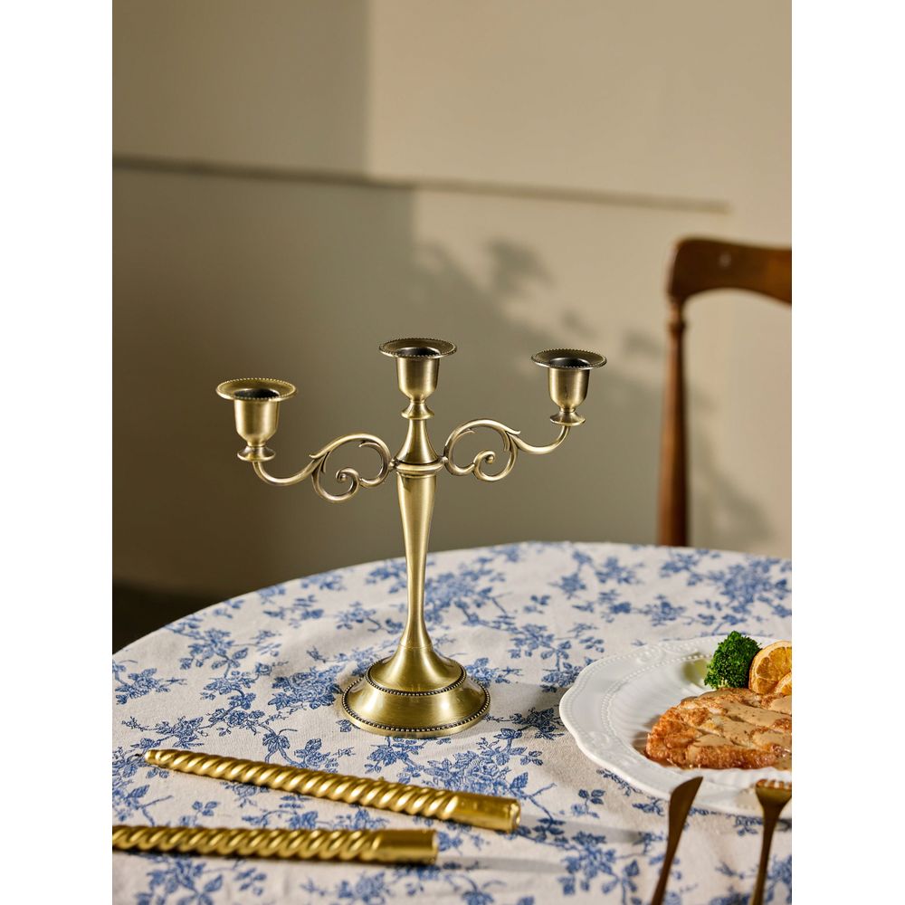 شمعدان معدني من سبائك معدنية ب - مراجعة Home Decor Event وسعره