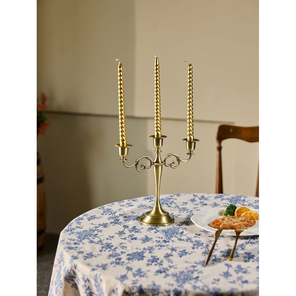 شمعدان معدني من سبائك معدنية ب - مراجعة Home Decor Event وسعره