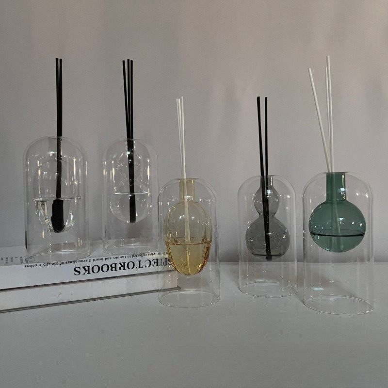 زجاجة ناشر عطر زجاجية مزدوجة ا - مراجعة Glass Vase Nordic وسعره