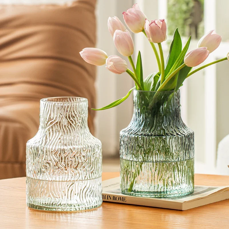 مزهرية على شكل زهرة لغرفة المع - مراجعة Glass Vase Nordic وسعره