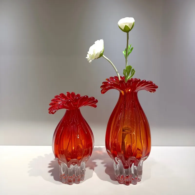 مزهرية زجاجية مطلية بالزجاج ال - مراجعة Glass Vase Nordic وسعره