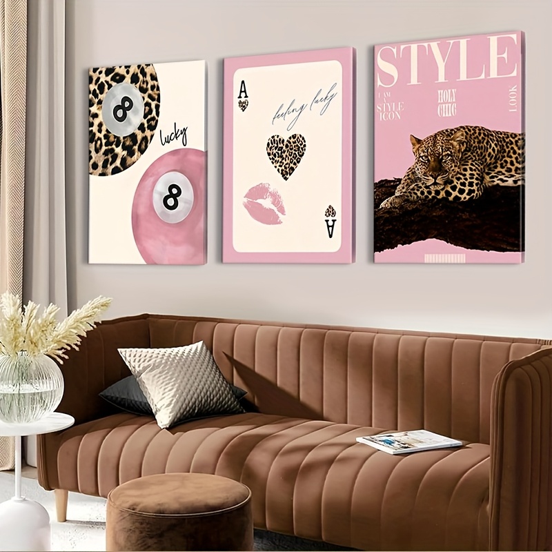3 قطع من لوحات الفن الجداري ال - مراجعة Home Decor Trends وسعره