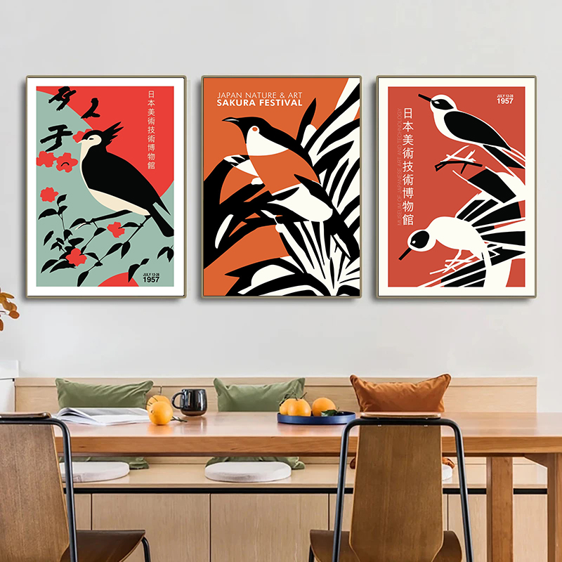 لوحات وطباعات فنية يابانية تقل - مراجعة Home Decor Exhibition وسعره