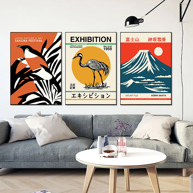 لوحات وطباعات فنية يابانية تقل - مراجعة Home Decor Exhibition وسعره