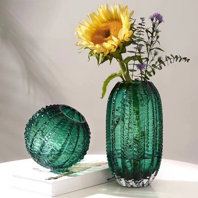 مزهرية زجاجية على شكل صبار بتص - مراجعة Glass Vase Nordic وسعره