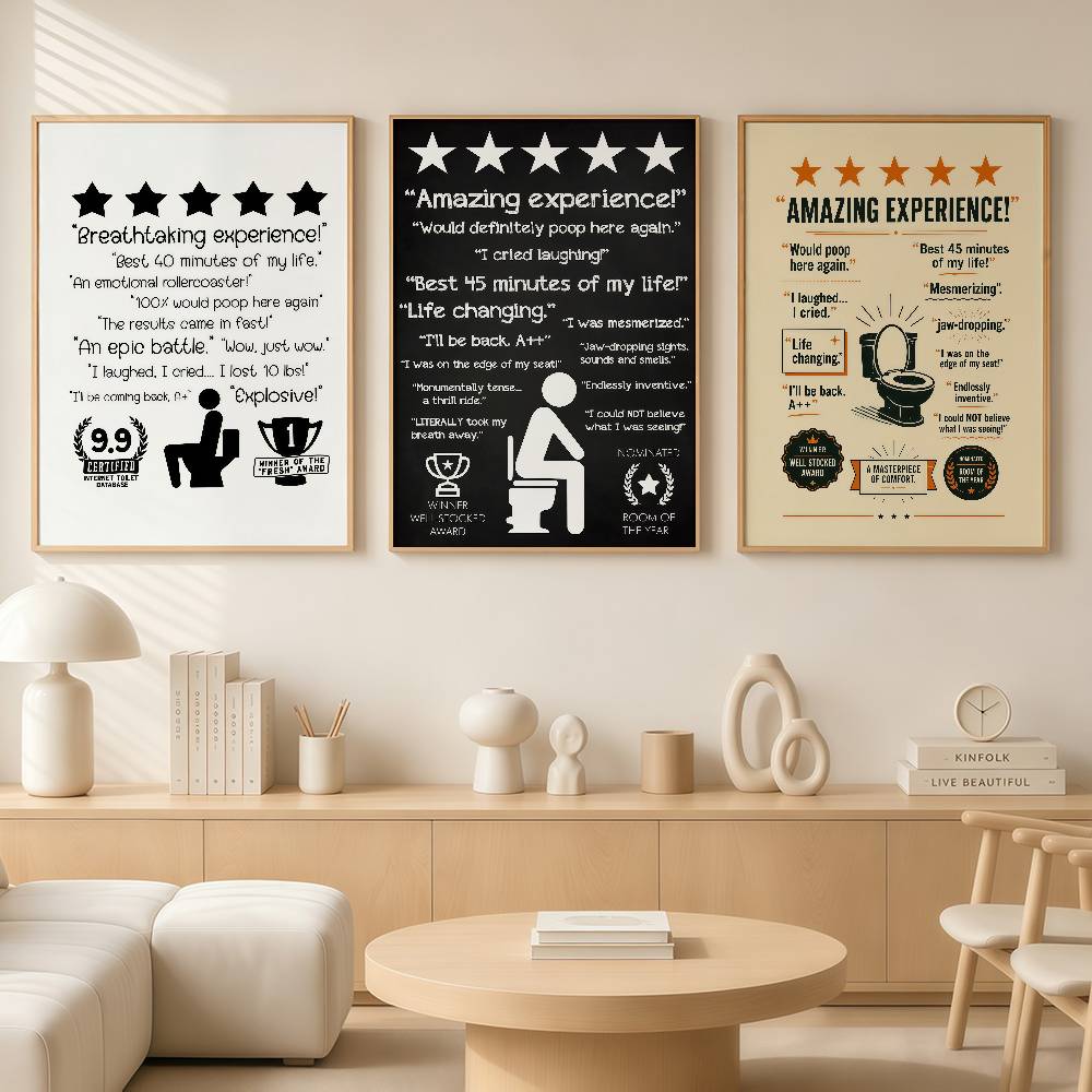 ملصق فني جداري مضحك لشهادات اس - مراجعة Review Home Decor وسعره