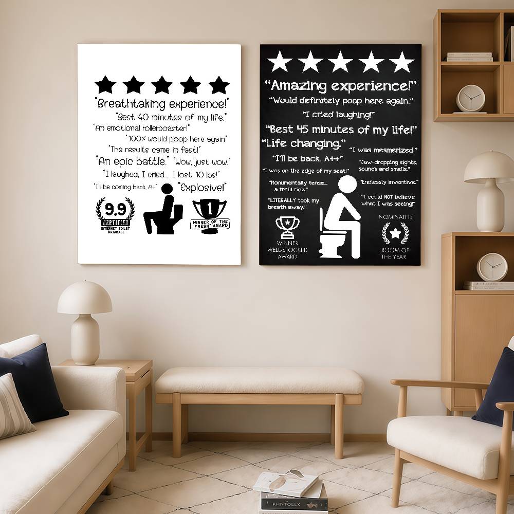 ملصق فني جداري مضحك لشهادات اس - مراجعة Review Home Decor وسعره