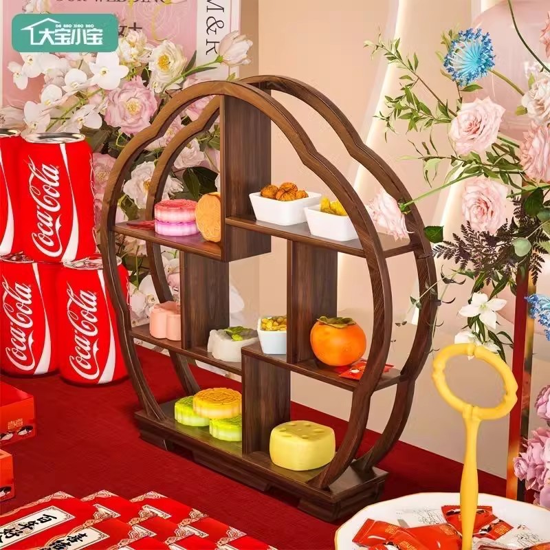 حامل عرض خشبي، رف إبريق الشاي  - مراجعة Home Decor Exhibition وسعره
