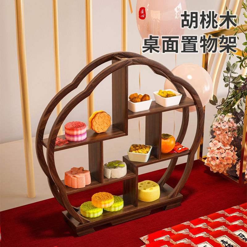 حامل عرض خشبي، رف إبريق الشاي  - مراجعة Home Decor Exhibition وسعره