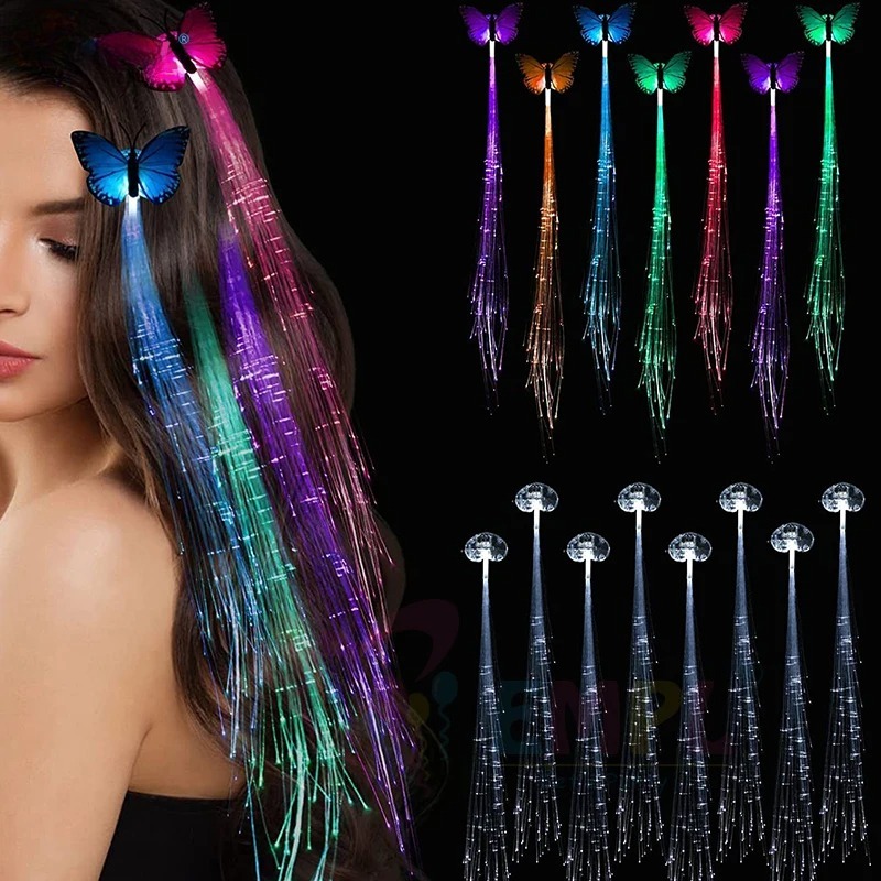 1-10 قطع من حبال الشعر المضيئة - مراجعة Rope Light Decoration وسعره